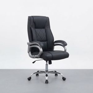 Boss Chair Leather - Black Colour - Model 02